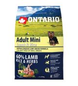 Ontario Adult Mini  Lamb & Rice 6,5kg